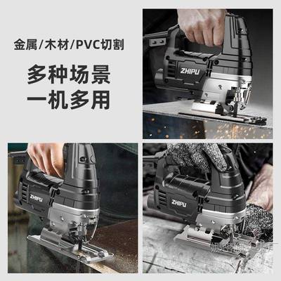 德国芝浦电动细曲线锯专木工拉齿花切业割592小型电锯家用工业线