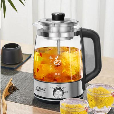 煮茶器用煮茶家壶全自动泡茶壶式蒸器茶煮QVK茶炉蒸汽喷淋茶具