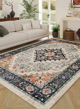 复古波斯风客几花厅地毯多色装精美纹沙发茶毯MAJ卧室书房满铺饰
