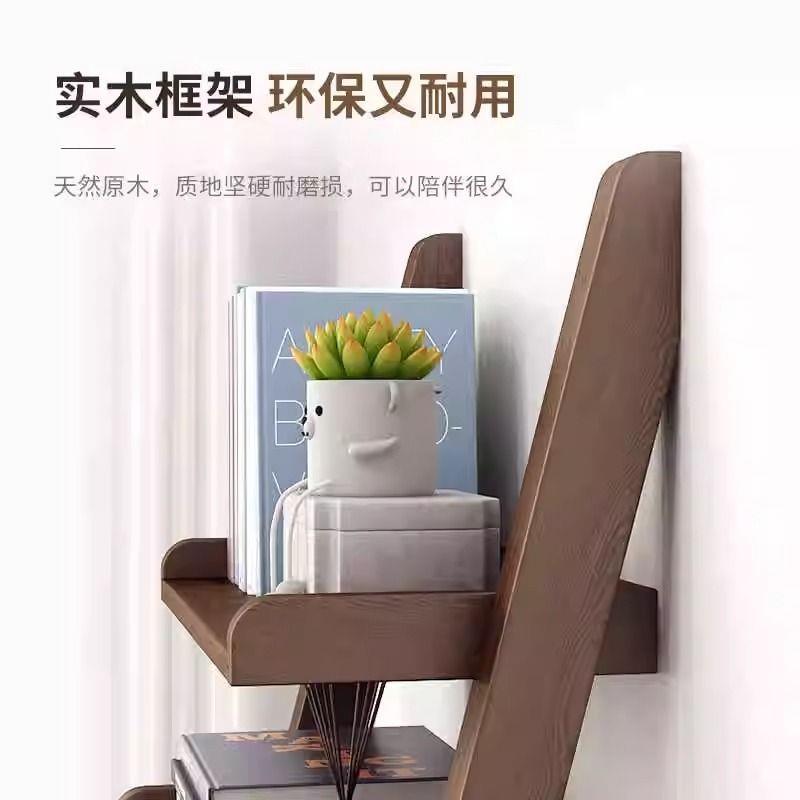 实客木书架置物BOX落地网红儿童简易立多层书柜家用式厅靠墙架收