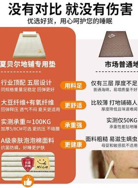 垫软垫可地铺睡垫家用折GNdB3JPd叠床防潮地垫打房地铺单双人租专