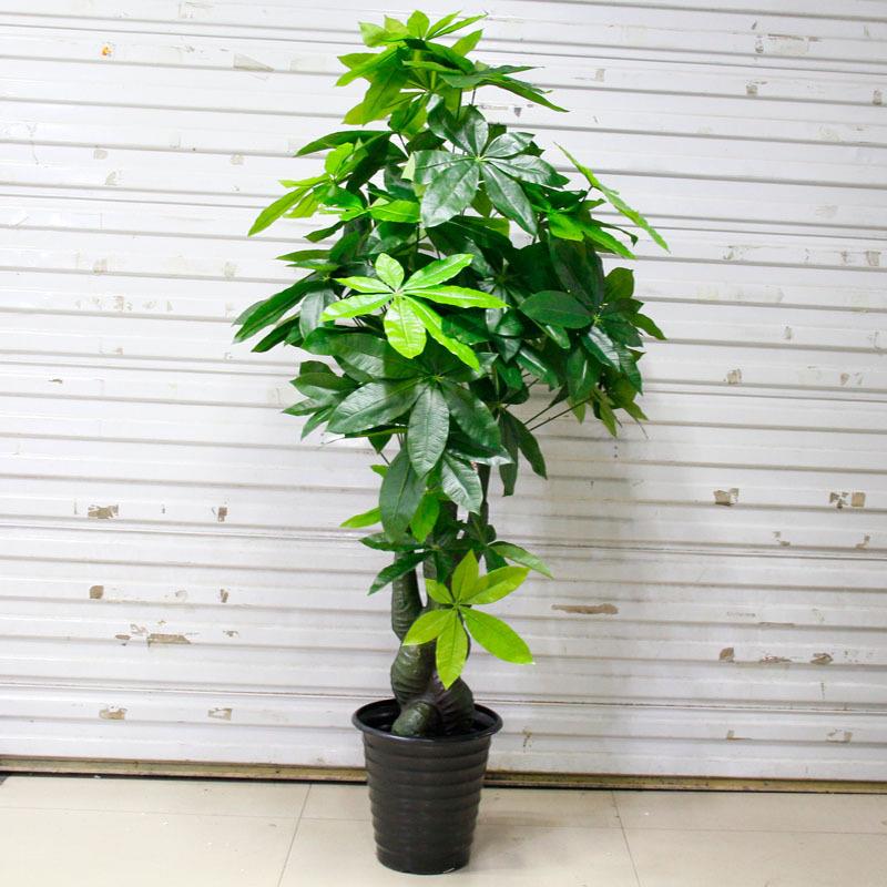 仿真仿财树仿真植物客JLA花厅落地盆景大型绿植盆栽真假发树室内