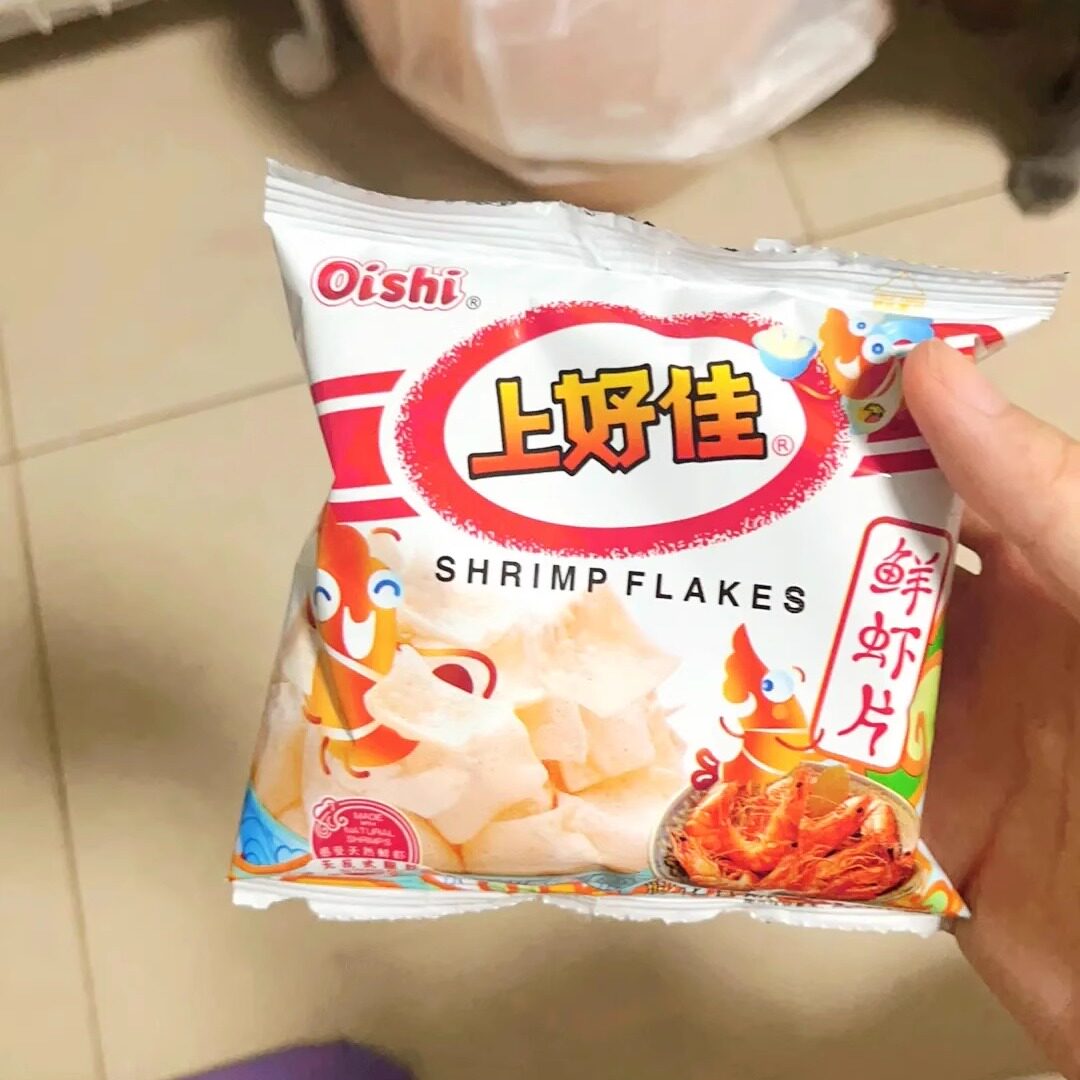 【抢】鲜虾片薯片番茄味洋葱圈玉米卷虾条小包装零食
