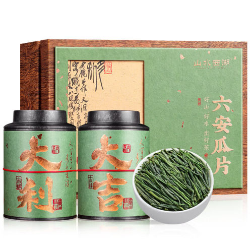 山水西湖 茶叶 六安瓜片 新茶雨前茶叶手工高山茶冷泡茶100g
