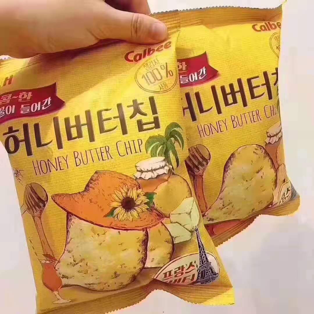 海太蜂蜜黄油薯片原味虾片洋葱玉米圈土豆片网红休闲零食品