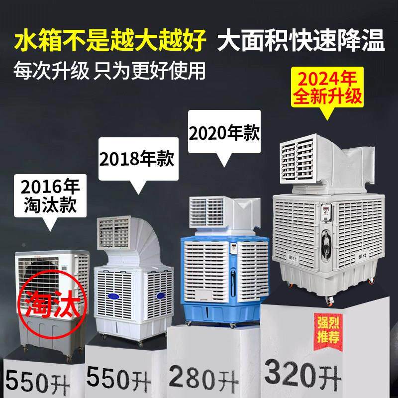 车工业冷风机水冷空调环保工厂间温FS1002大商用水空型调扇制冷机