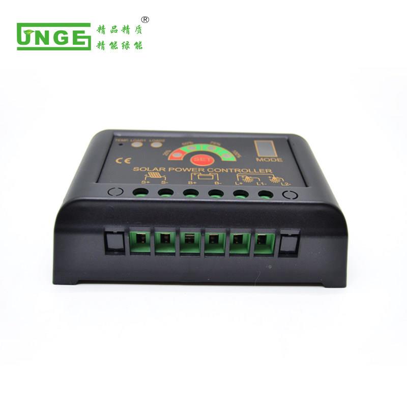 太阳能/精控制器12V/24V全动通用锂池自5A10A伏20A家用路灯电光发