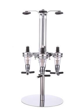 欧立式酒架件摆红酒架子4头旋转倒意酒架分酒器式LGG酒架创酒架