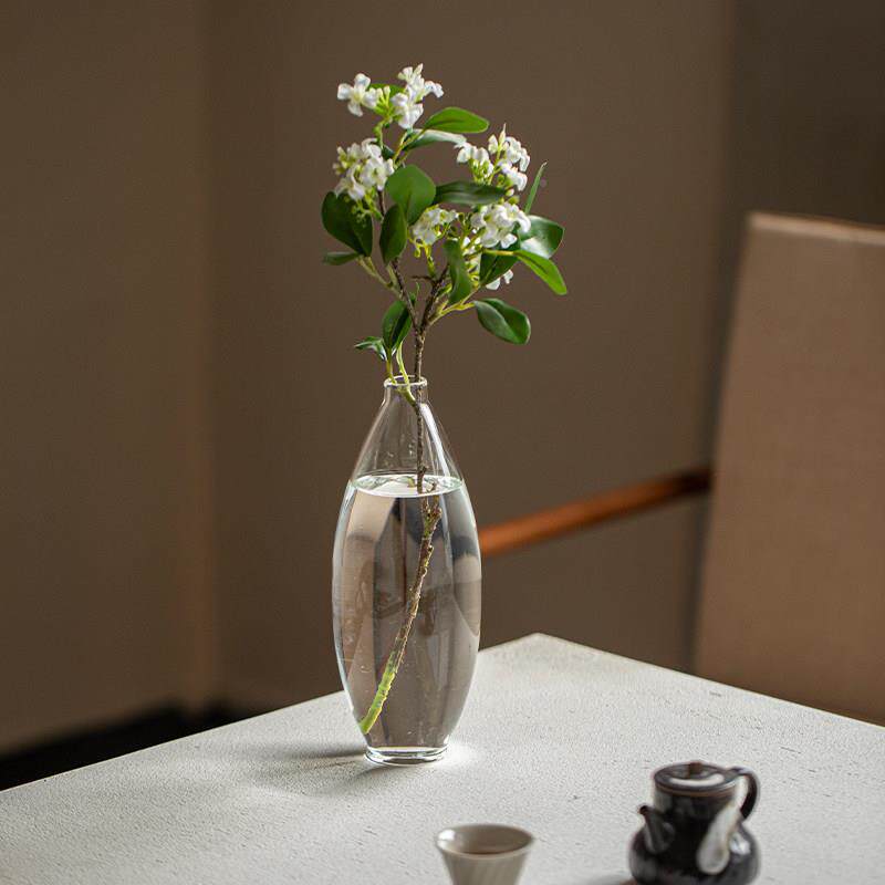 玻璃冷泡瓶绿茶茶水滴冷泡家用热泡茶器杯冷萃创花意耐水瓶花瓶花