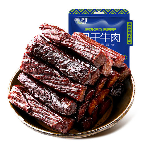 内蒙古蒙都牛肉干手撕风干牛肉干牛肉零食即食牛肉 源头工厂