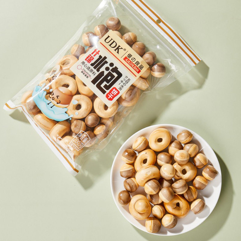 优之良品水泡饼干怀旧日式水泡饼袋装零食点心下午茶整箱 特价