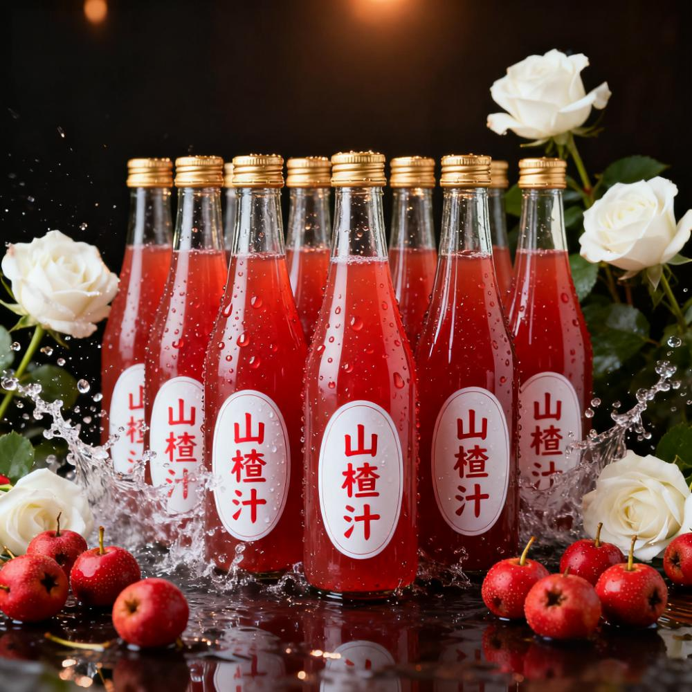 央妈推荐!山楂树果汁果味饮料350ml24小瓶装山楂汁儿饮料批特价