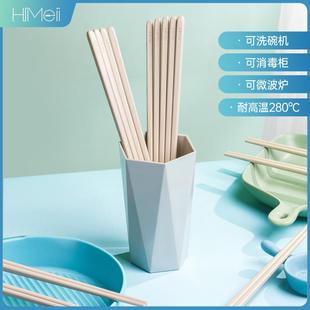 日本进口工艺hime嗨米筷子家用高档抗菌防霉耐高温防滑消毒新年中