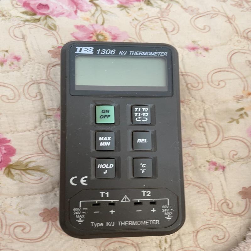 议价台湾泰仕TES-1306工业双通道K/J型热电偶温度表电