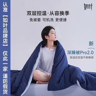 如叶深睡被PRO2可机洗子母被二合一冬被芯免被套