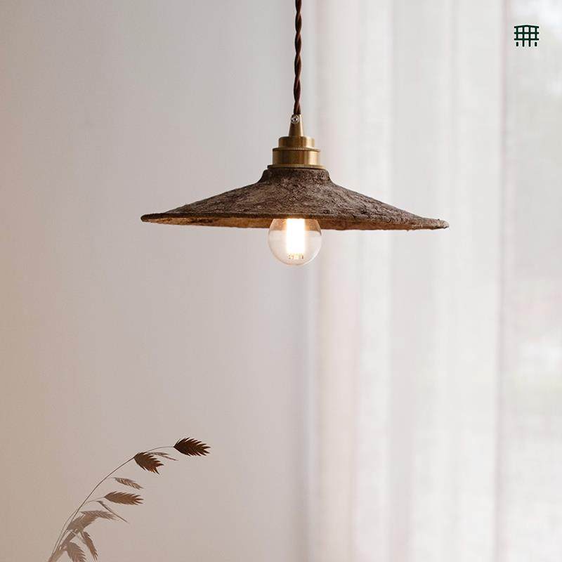无即所有手工桑皮纸吊灯侘寂风禅意外壳灯罩民宿餐客厅茶室气氛灯,家装灯饰光源,餐厅吊灯,淘宝优惠券,粉丝福利购,淘宝优惠卷