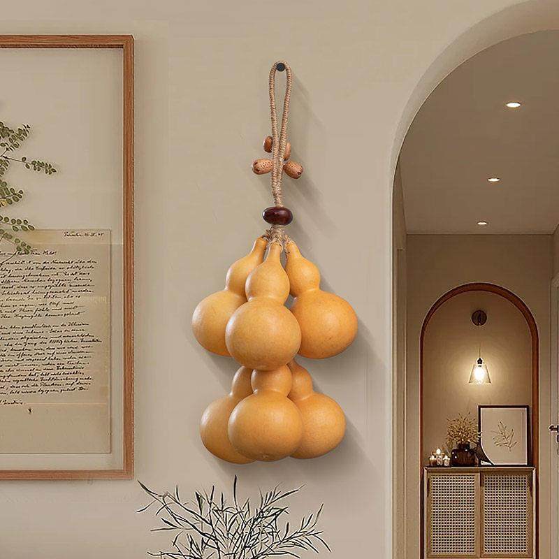 天然葫芦五帝钱门对门挂件真葫芦串挂饰家居摆件八方来财福禄壁挂,特色手工艺,葫芦,淘宝优惠券,粉丝福利购,淘宝优惠卷