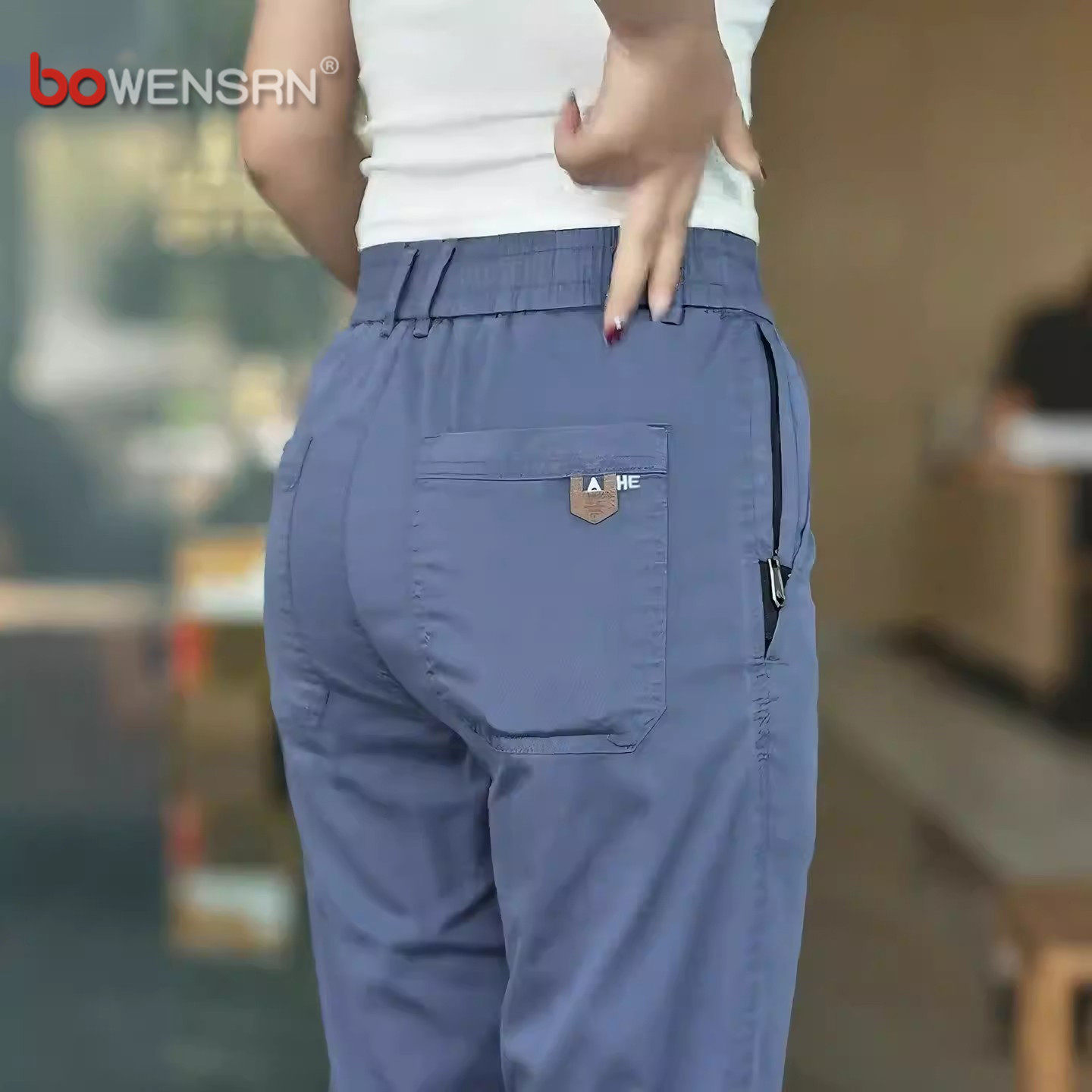 莱赛尔直筒休闲裤男士2026新款春夏季薄款男裤宽松凉感长裤子男款