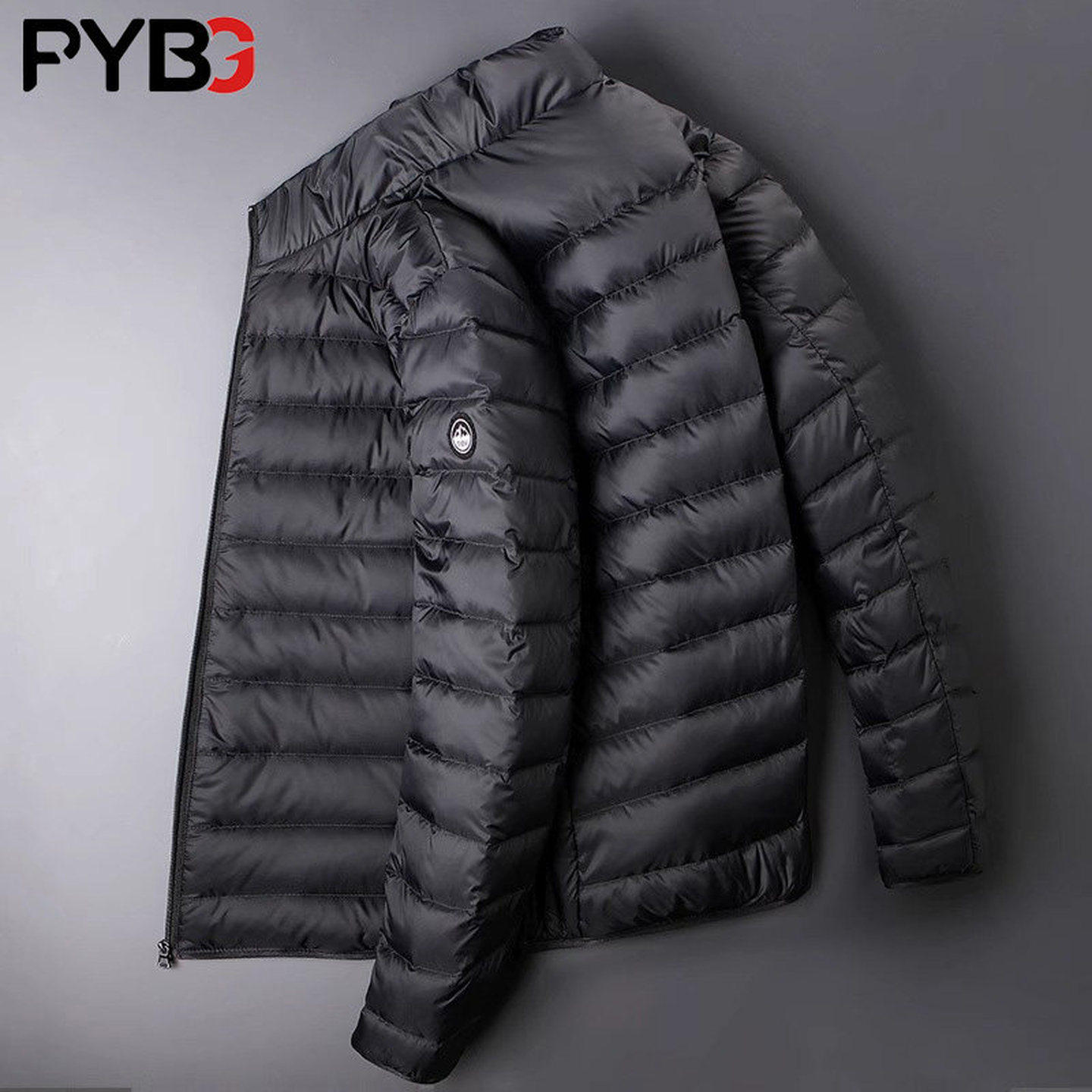 爆款轻薄款排骨羽绒服男士冬季2025新款短款立领保暖冬装外套男款