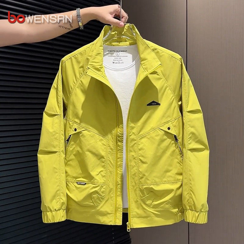 潮牌穿搭外套男士2026新款春装高级感减龄工装夹克冲锋衣男款秋季