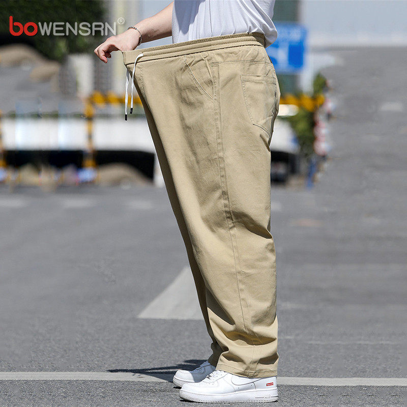 高端大码休闲裤男士2026新款夏季薄款加肥加大宽松肥佬男裤子男款
