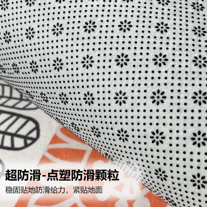 速发撸猫感床边毯卧室可爱地垫客厅地毯长条毯子飘窗地垫