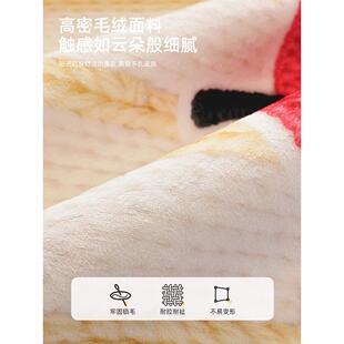 秋冬毛绒沙发垫四季通用2025新款卡通风防滑皮沙发座垫一片式套罩