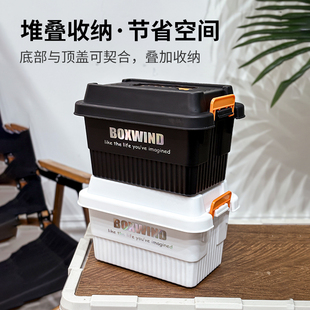 桌上收纳盒户外露营工业风药类手提箱野营烧烤调味瓶罐储物箱