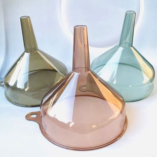 大号宽口塑料漏斗工具厨房大口径透明加厚分装酒漏液体锥形斗