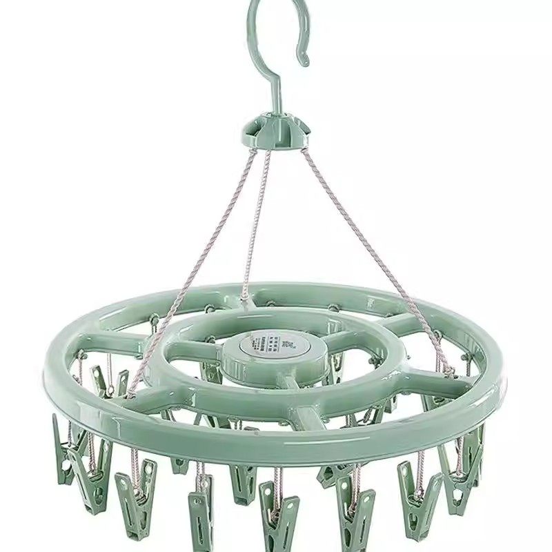 圆形的带夹子多功能家用晒袜子架子加厚挂钩内衣袜子衣服,收纳整理,塑料衣架,淘宝优惠券,粉丝福利购,淘宝优惠卷