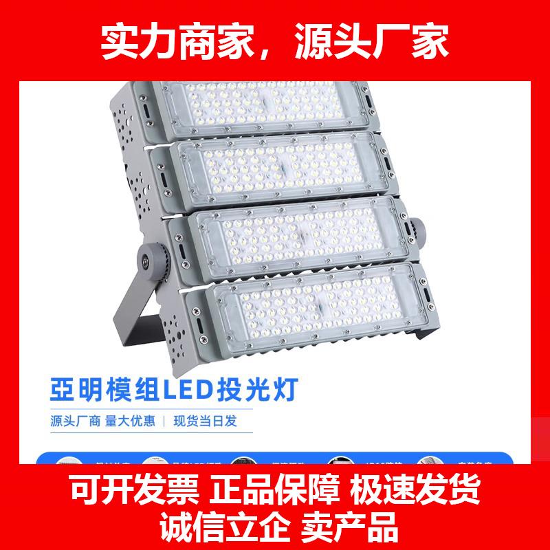 新款隧道灯模组投光灯50瓦100户外防水足球篮球广场照明射灯