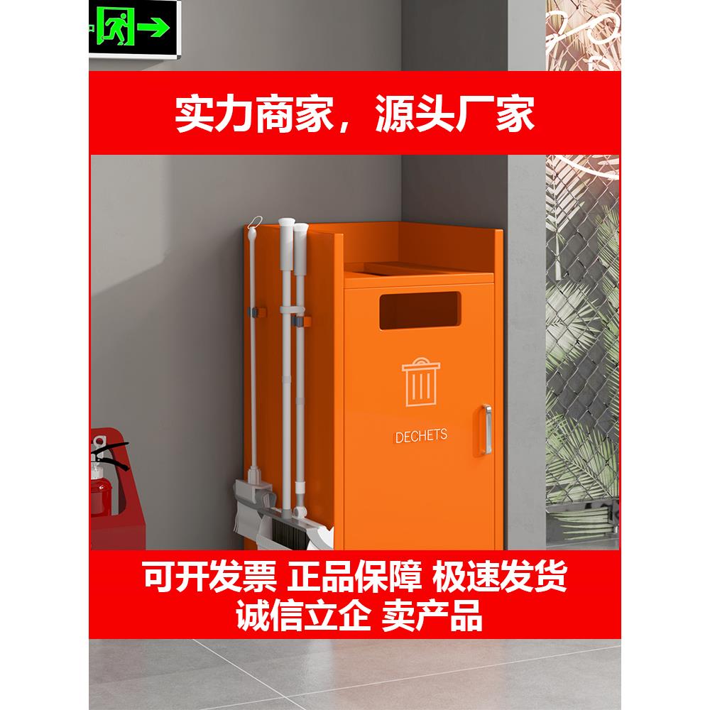 新款餐饮店立式隐藏垃圾箱商用厨房垃圾处置柜子大号饮品汉堡店垃