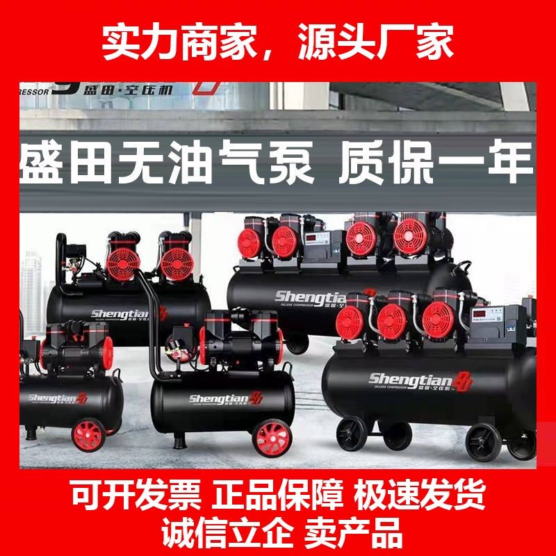 德国十大品牌无油空压机工业级大功率气泵空气压缩机木工装修真石