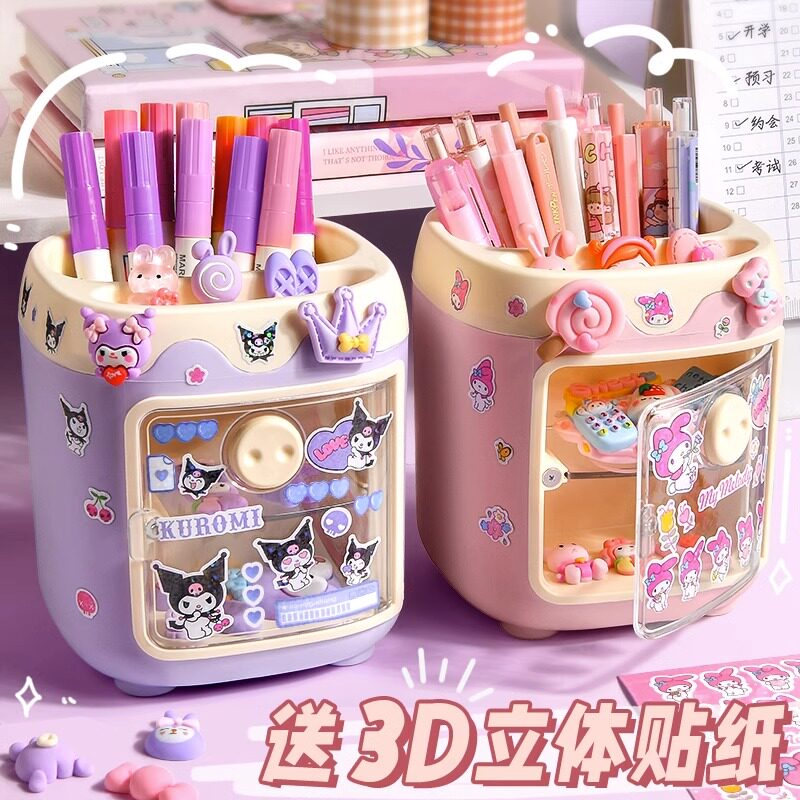 立体猪猪笔筒可爱创意图片