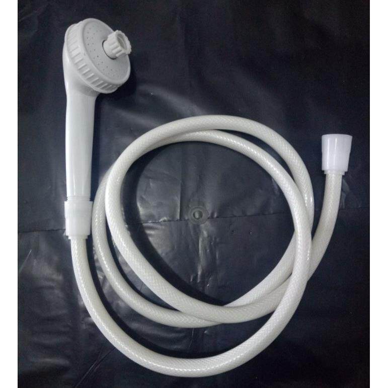 简易老式电热水器配件喷头带开关无压储水式热水器淋浴头花洒软管