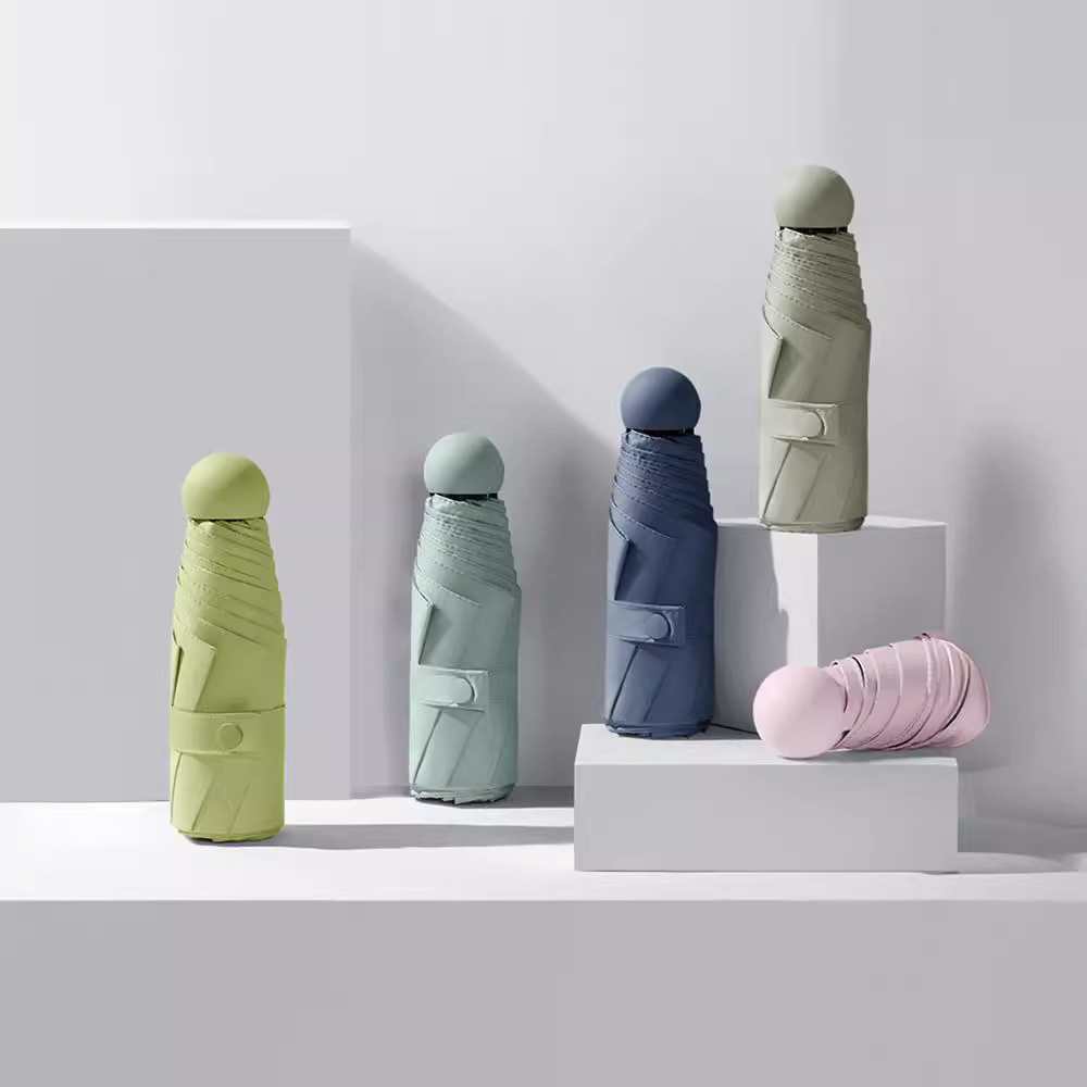 轻艺拇指伞日本小巧便携防晒晴雨两用迷你mini超轻母指伞姆指伞