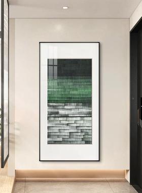 织绿术BPH现简约绿色抽象玄装饰画艺客厅代关挂画走廊过道墙面壁