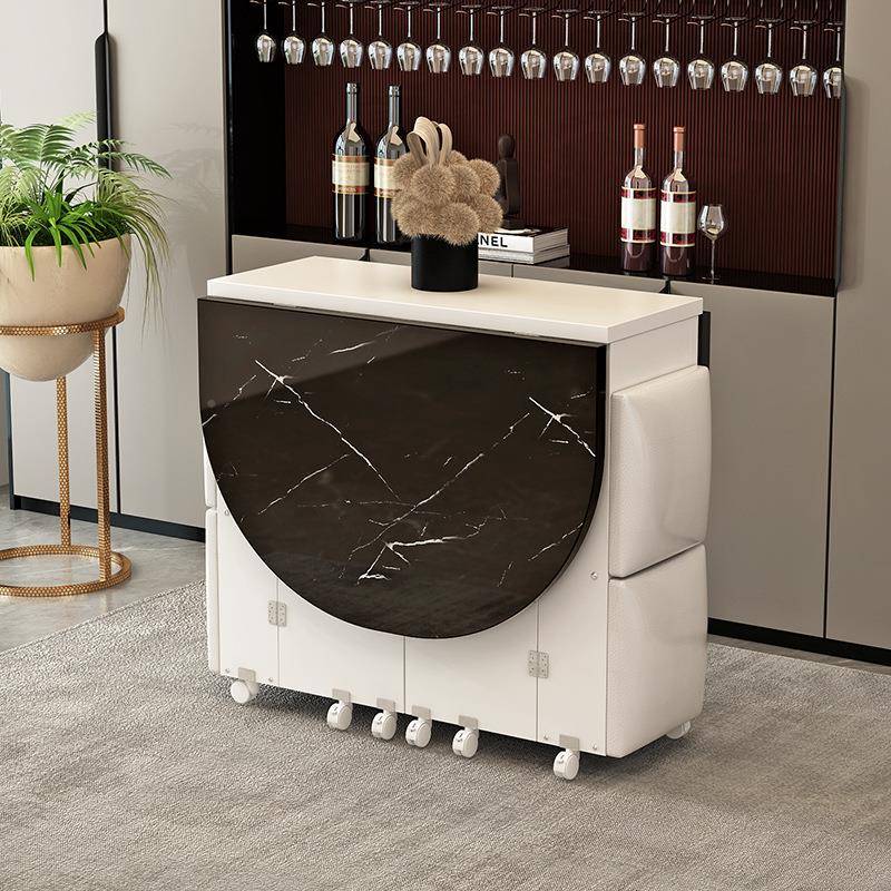 简约现代用多折叠餐桌小户型可移OGB舍动长方形功能家宿吃饭桌子