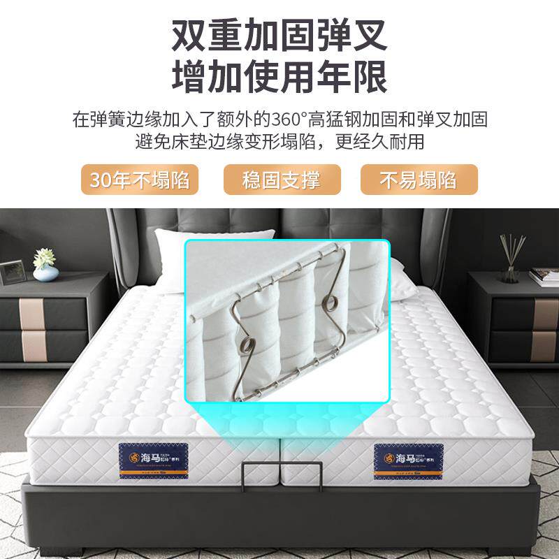 可2折叠床垫家用弹簧席梦厚Z76T79MH思乳15公分0c胶m2米x2米2.2米