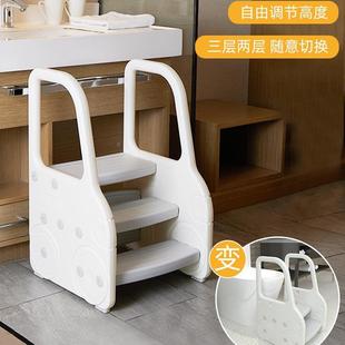 bap凳o脚ds儿童洗漱台卫生间踩脚宝凳宝台阶156踏垫脚洗手凳楼梯