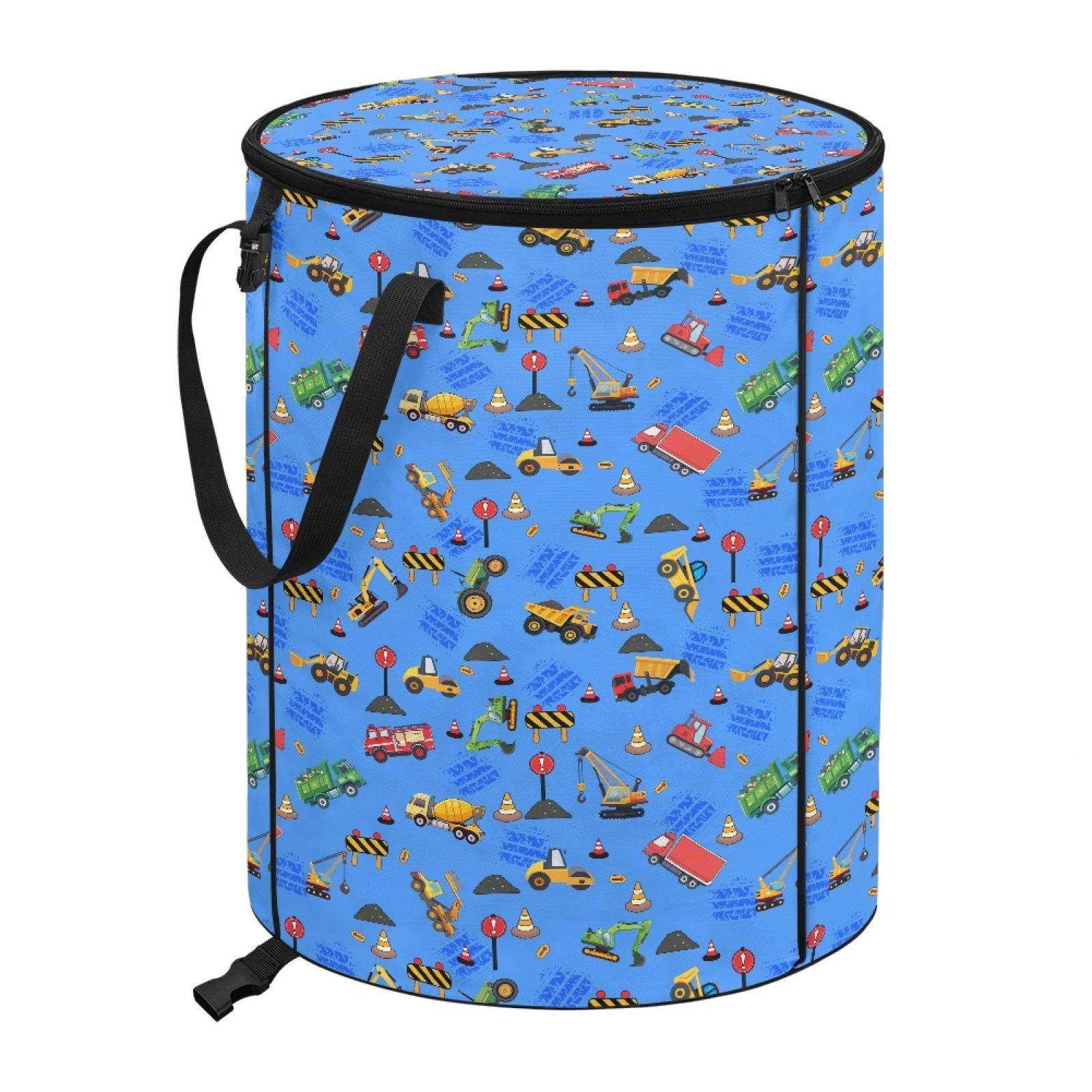 新大容量手提CZC165垃圾桶灰底挖元掘机素防水涤纶可折款叠圾垃袋,家庭/个人清洁工具,垃圾桶,淘宝优惠券,粉丝福利购,淘宝优惠卷