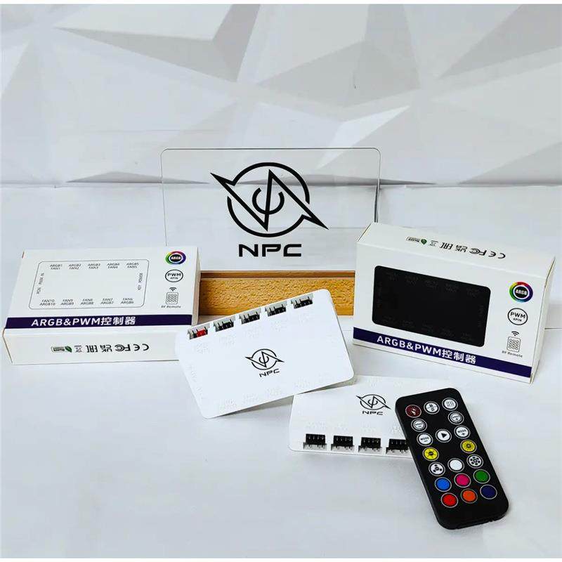 风扇AGB神光R步控制器磁吸同电脑机箱散a热风扇Sta1遥控集线器