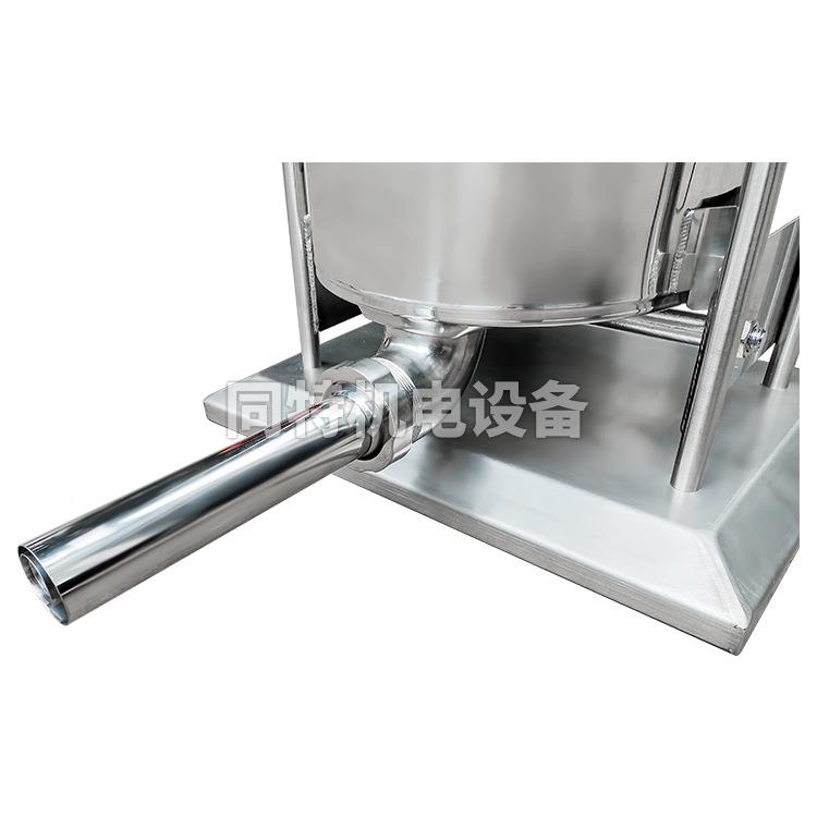 厂家直销不锈钢自立肠式商OSQ用电全动绞肉灌机手动动香肠腊肠机