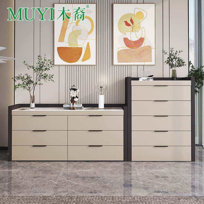 KIS无品牌/室收纳柜六斗八斗柜卧木全实抽屉柜现代床尾柜客厅家9