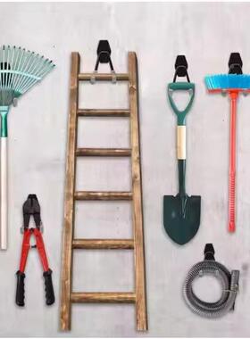 黑色软管水管支架属钩挂金承重具YGM五金工自行车车库水管挂钩