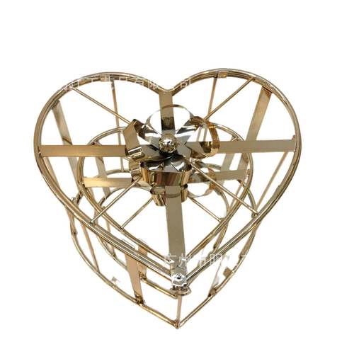 爱MOL心金属展示台架造签到台阳橱窗样板间装饰等品插仿真花烛台