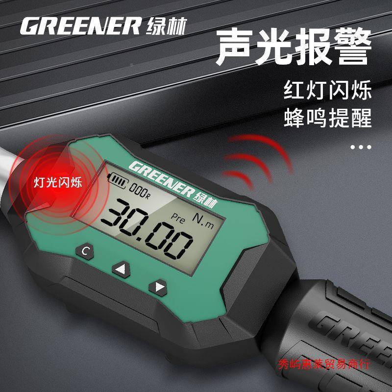 VQZ快绿定林电子数显扭力扳手高精力矩扭矩扭速度摩托汽车火花塞