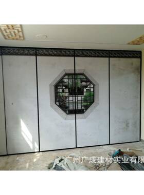 酒店活动隔断墙宴会断厅隔饭店包屏VEH风断会议室移动隔超高型厢