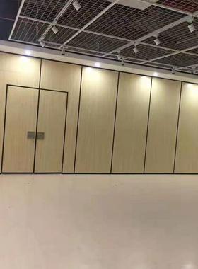 移动隔断叠墙TAX暗酒店活动断墙宴会厅大厅埋吊隔轨折门推拉门