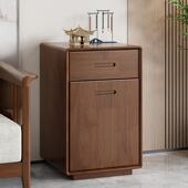 实木床型头柜保险箱一家用小简约体保险柜卧床室隐形智能边FKD储